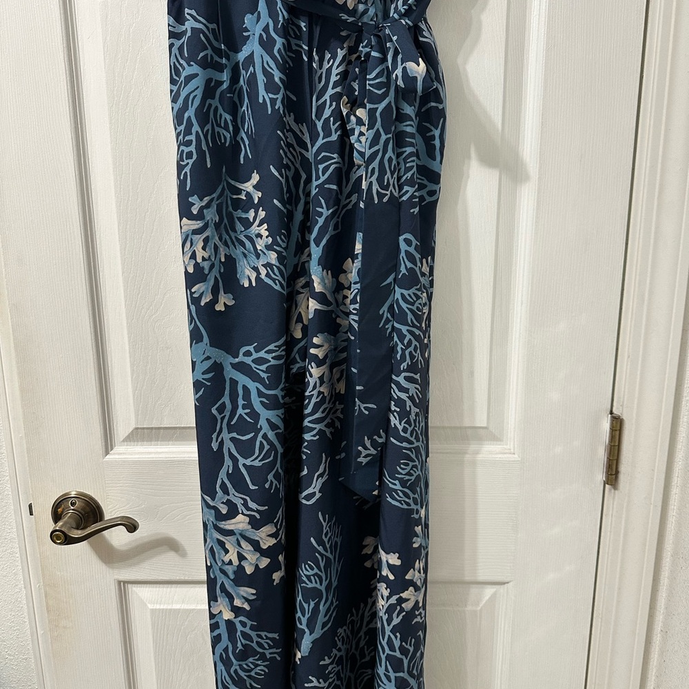 Pohaku Hawai’i Navy Blue Floral Women's Jumpsuit